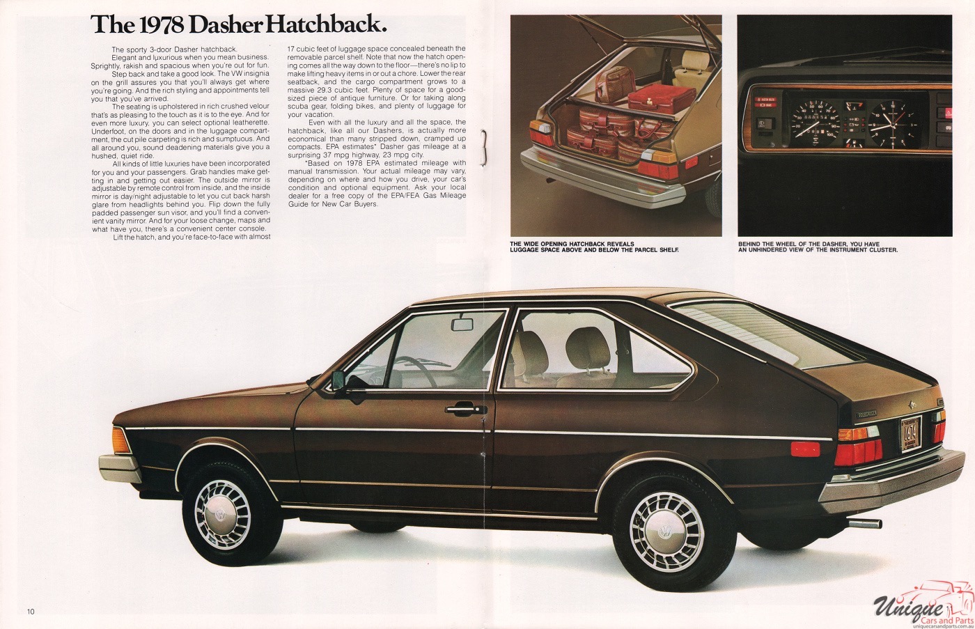 1978 VW Dasher Brochure Page 5